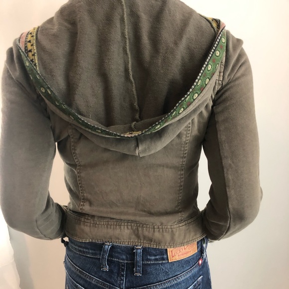 Green canvas jacket - Picture 3 of 5